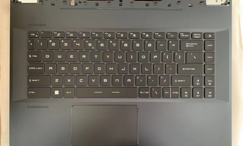 957-15411E-C20 MSI GE66 upper case with KB and TP dark bule