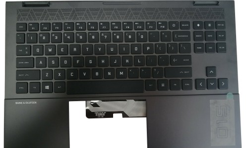 M00667-001 HP OMEN 15-EN 15-EN0013DX Top Cover Palmrest RGB Backlit Keyboard